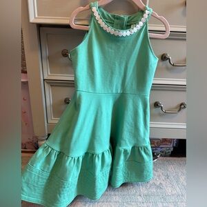 Janie and Jack Green Sleeveless Dress